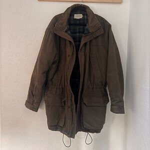 Vintage 90’s J. Crew Olive Hunting Field Barn Jacket